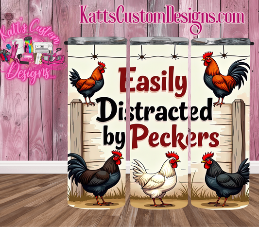 #17   Easley distracted by peckers