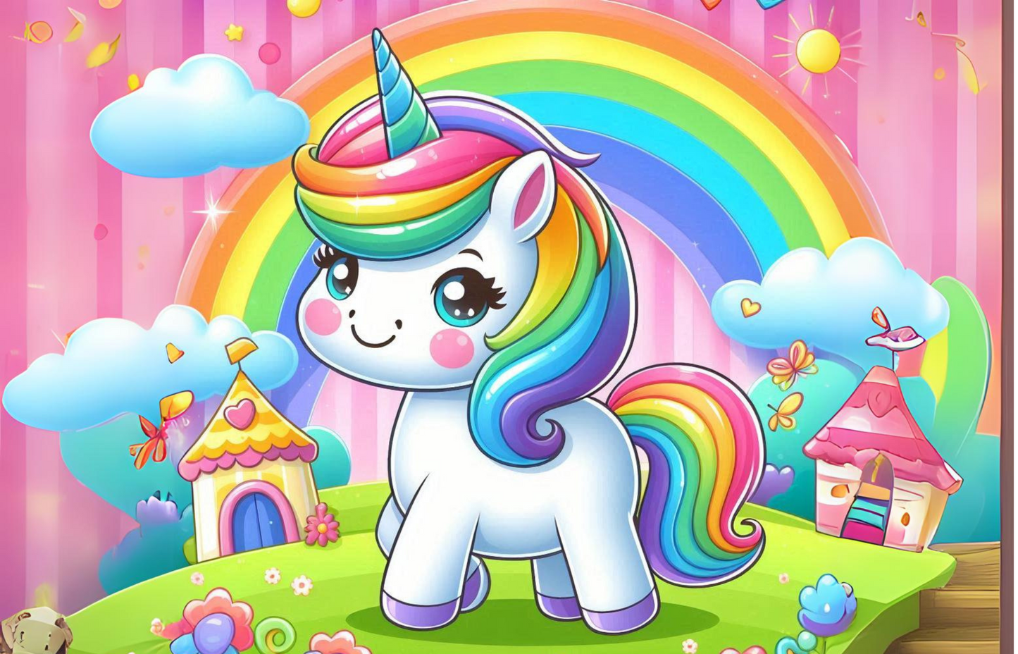 unicorn and rainbow